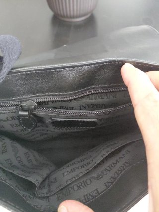 Borsa a mano Emporio Armani nera