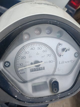 Moto Scooter Blanca Para piezas
