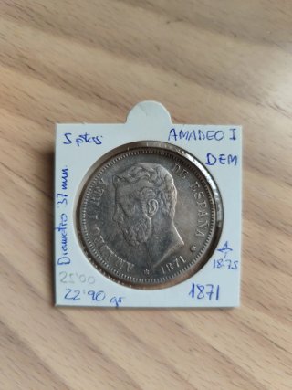 Lote 4 monedas 5 ptas. (Replicas de época)