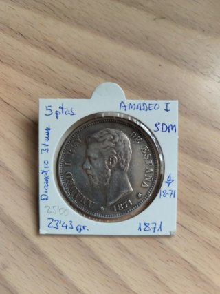 Lote 4 monedas 5 ptas. (Replicas de época)