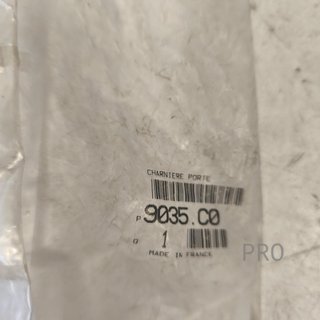 BISAGRA PUERTA TRASERA IZQUIERDA PEUGEOT 206 NUEVO 9035C0