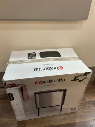 Brabantia Bo Touch Bin Cubo de Basura 3 x, Negro, 3 x 11 litros