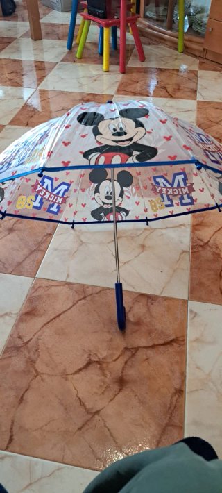 Paraguas Disney Mickey Mouse Transparente