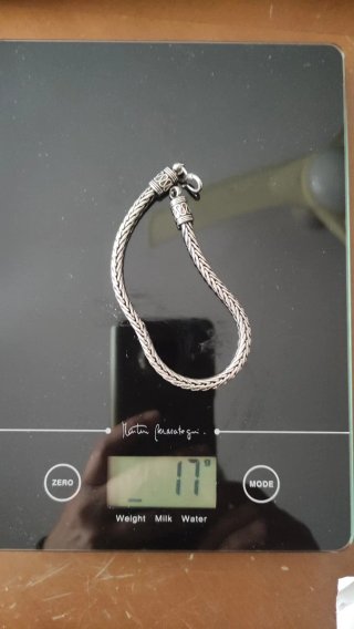 Pulsera Plata 925 Diseño Espiga