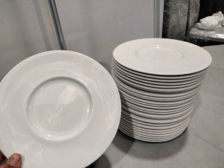 29 Platos Llanos SUMMA 23,5cm Porcelana