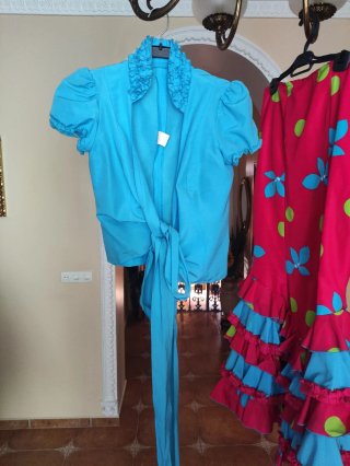 Falda y corpiño flamenca