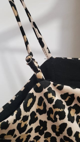 Vestido corto leopardo