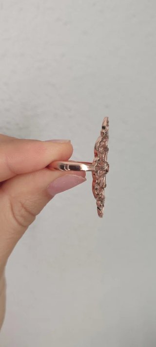3 joyas por 15€.Anillo chapado en oro rosa, n.17
