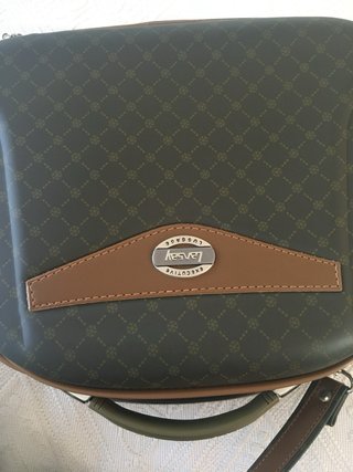 Maletín de Viaje Lansay Marrón y Verde Oliva