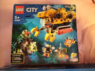 2 Set Lego City Esplorazione Mari 60264-60265