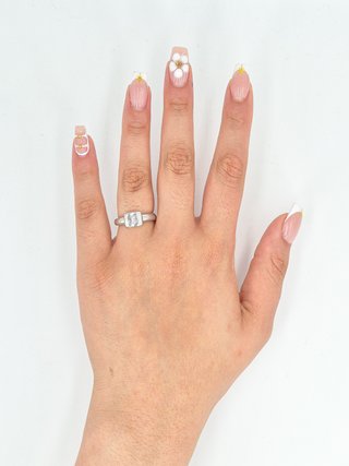 049-01-00113 Anillo Oro Blanco 18K Diamante