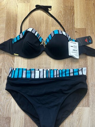Bikini Selmark Negro y Azul