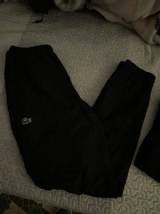 Chándal Lacoste Negro Talla S