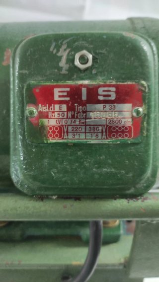 Esmeriladora Pulidora industrial trifásica 1 CV