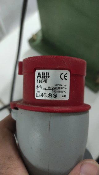 Esmeriladora Pulidora industrial trifásica 1 CV