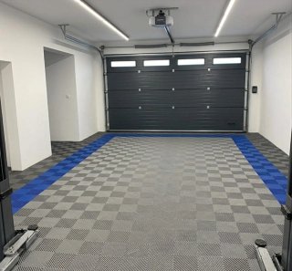 Suelo modular rejilla