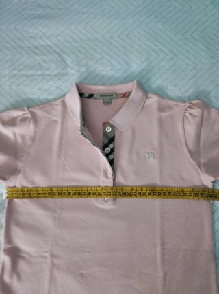 Polo niña Burberry rosa talla 16