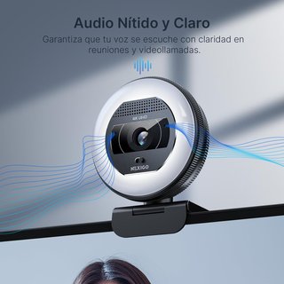 Webcam NexiGo N930E Pro 4K con luce NUEVA