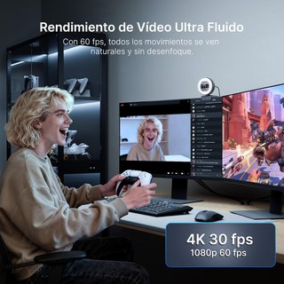 Webcam NexiGo N930E Pro 4K con luce NUEVA