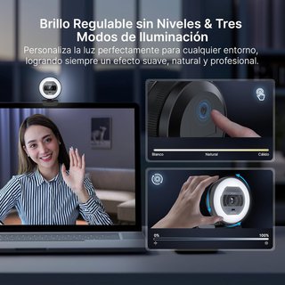 Webcam NexiGo N930E Pro 4K con luce NUEVA