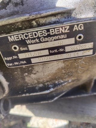 Caja de cambios LT35 Mercedes-Benz y asiento condu