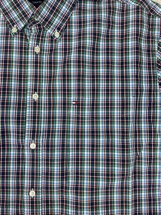 Tommy Hilfiger Camicia Uomo XL Custom Fit Cotone