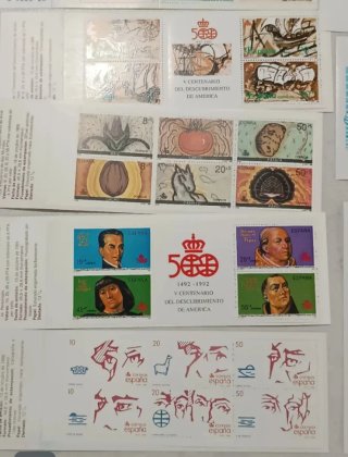 Lote 14 Carnets y Minipliegos Sellos España