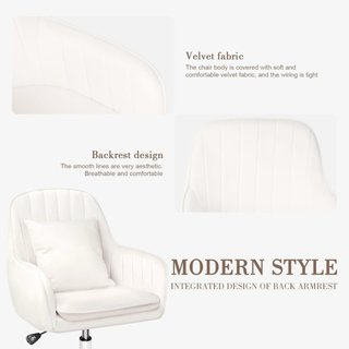 Silla de Oficina Moderna blanco