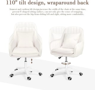Silla de Oficina Moderna blanco