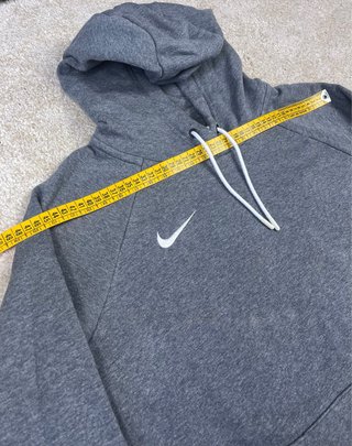 Felpa Nike con cappuccio Grigio Melange TG M