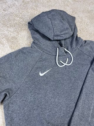 Felpa Nike con cappuccio Grigio Melange TG M