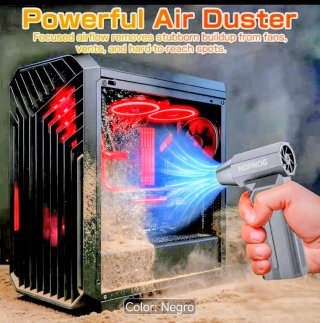 Ventilador Turbo NOPNOG 140000 RPM Negro
