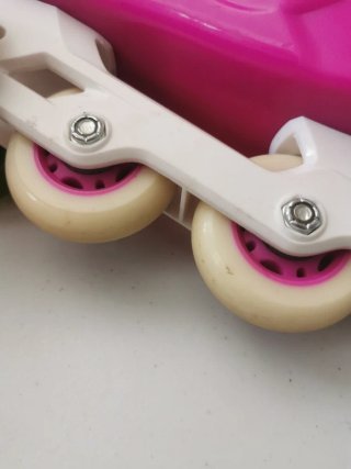 Patines en línea niña Oxelo rosas y azules