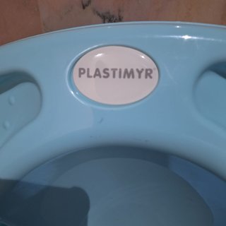 Bañera bebé doble azul