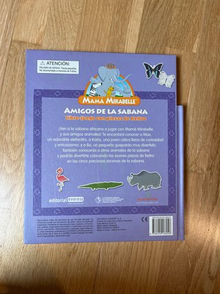 Mamá Mirabelle. Amigos de la sabana. Libro-jueg...