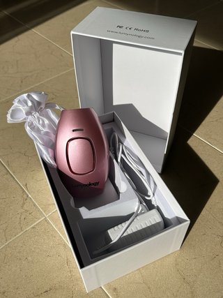Depiladora Lumynology Rosa Metálico