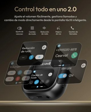 Auriculares Bluetooth Negro con IA