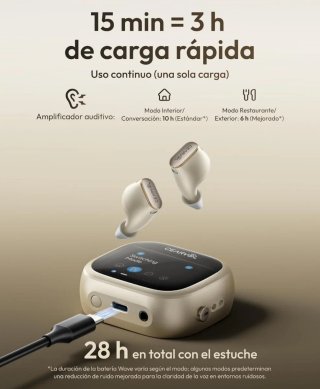 Auriculares Bluetooth Negro con IA