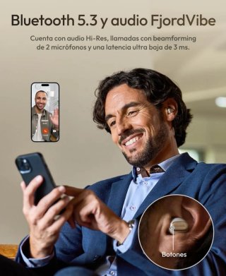 Auriculares Bluetooth Negro con IA