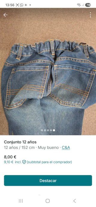 Lote Ropa 12 años Fila