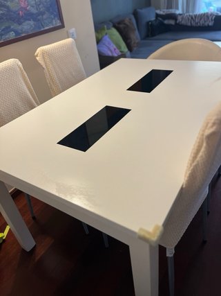 Mesa Comedor Extensible Blanca