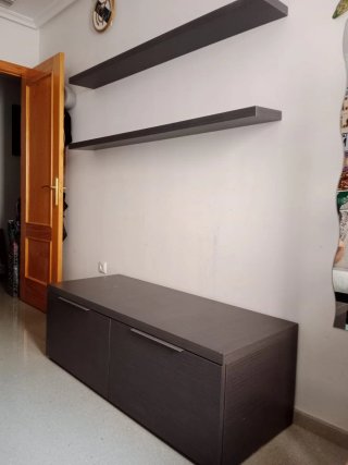 Sofá Chetlon 2 plazas y mueble TV