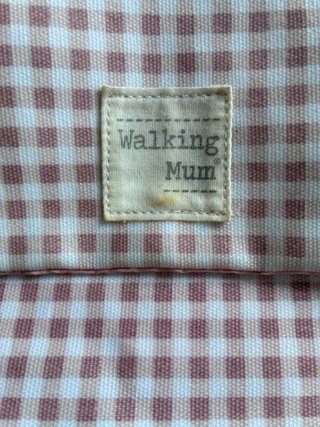 Bolso Carro Bebé Cuadros Rosa Walking Mum