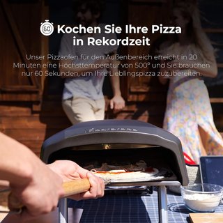 Horno Pizza Gas MasterPRO Napoli Portátil