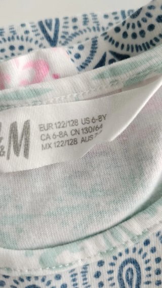 Lote 3 vestidos H&M verano 6-7 años
