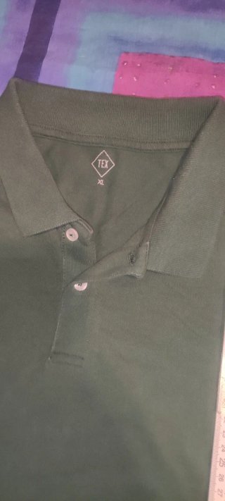 Polo TEX XL Manga Larga Verde