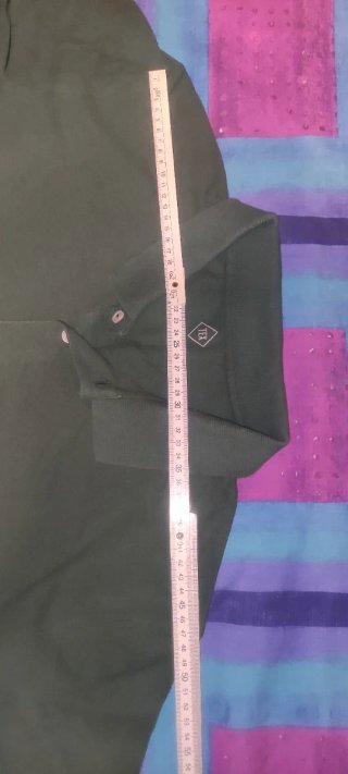 Polo TEX XL Manga Larga Verde