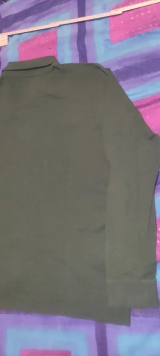 Polo TEX XL Manga Larga Verde