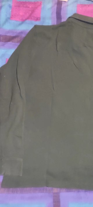 Polo TEX XL Manga Larga Verde