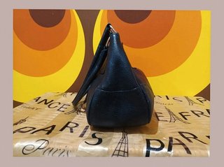 Borsa in pelle Prada, blu.